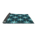 Thickness of Patterned Deep-Sea Blue Rug, pat3599lblu