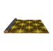 Thickness of Patterned Caramel Brown Rug, pat3599yw
