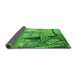 Patterned Neon Green Rug, pat36grn