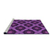 Sideview of Machine Washable Transitional Purple Rug, wshpat3601pur