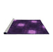 Sideview of Machine Washable Transitional Dark Orchid Purple Rug, wshpat3604pur