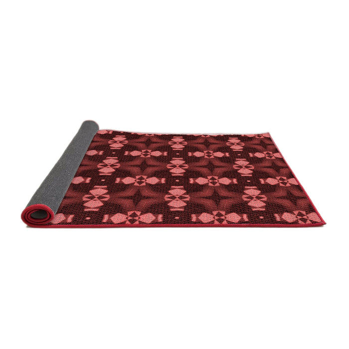 Thickness of Patterned Red Rug, pat3606rd