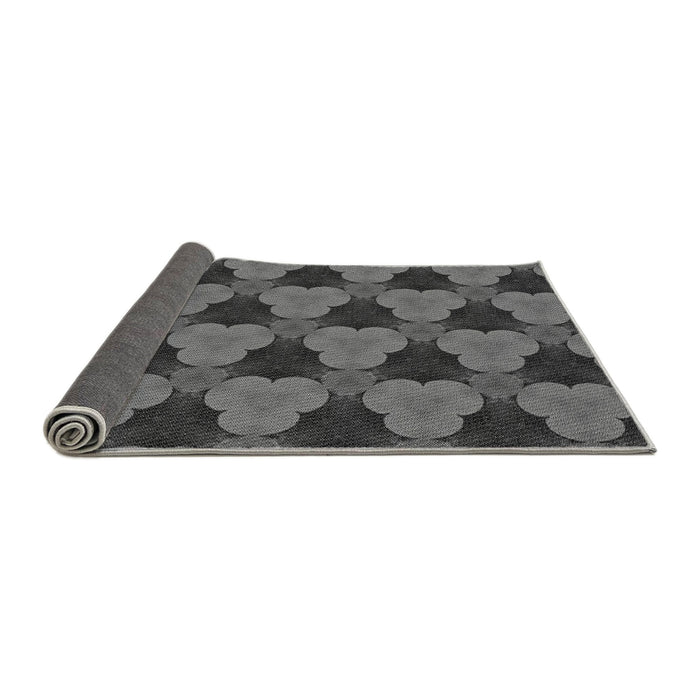 Thickness of Patterned Gray Rug, pat3612gry