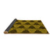 Thickness of Patterned Caramel Brown Rug, pat3612yw