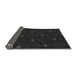 Thickness of Patterned Black Rug, pat3614gry