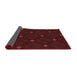 Thickness of Patterned Tomato Red Rug, pat3614rd