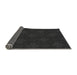 Thickness of Patterned Midnight Gray Rug, pat3615gry