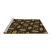 Sideview of Machine Washable Transitional Light Brown Rug, wshpat3616brn