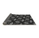 Thickness of Patterned Midnight Gray Rug, pat3616gry