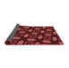 Thickness of Patterned Red Rug, pat3616rd
