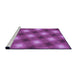 Sideview of Machine Washable Transitional Medium Violet Red Pink Rug, wshpat3625pur