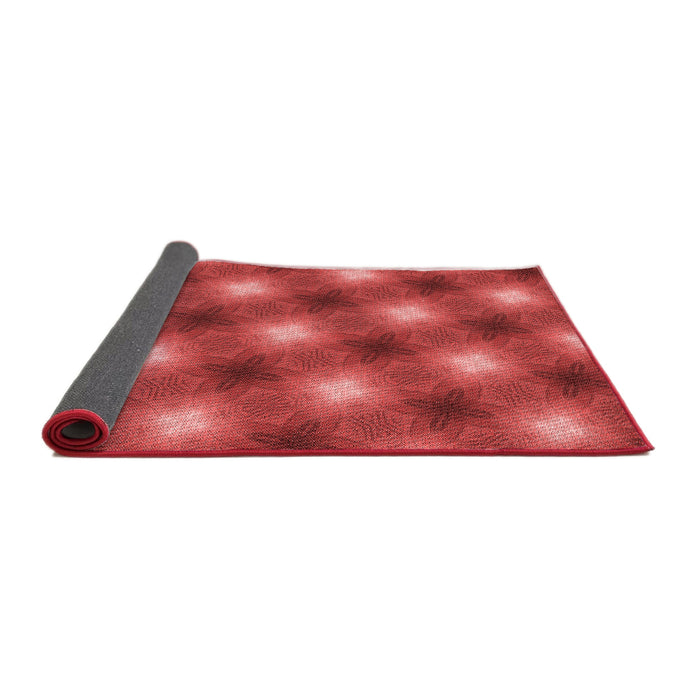 Thickness of Patterned Red Rug, pat3625rd