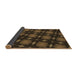 Thickness of Patterned Oak Brown Rug, pat3628brn