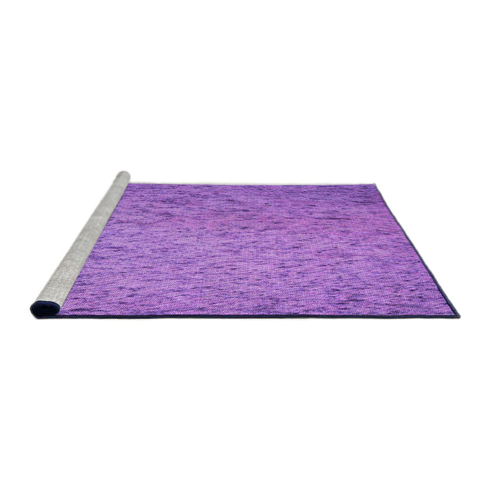 Sideview of Machine Washable Transitional Purple Rug, wshpat3630pur
