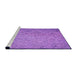 Sideview of Machine Washable Transitional Purple Rug, wshpat3630pur