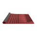 Thickness of Patterned Tomato Red Rug, pat3633rd