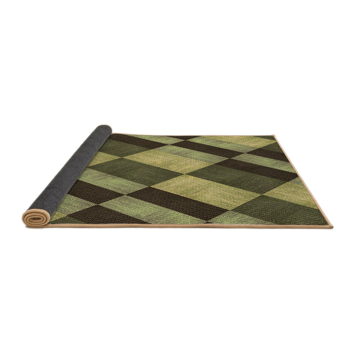 Thickness of Patterned Milk Chocolate Brown Rug, pat3637brn