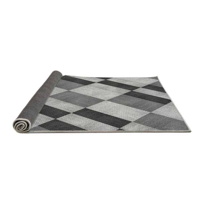 Thickness of Patterned Carbon Gray Rug, pat3638gry