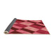 Thickness of Patterned Red Rug, pat3638org