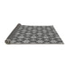 Thickness of Patterned Dark Gray Rug, pat3639gry