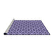 Sideview of Machine Washable Transitional Purple Haze Purple Rug, wshpat3643pur