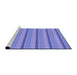 Sideview of Machine Washable Transitional Purple Mimosa Purple Rug, wshpat3647pur