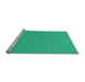 Sideview of Machine Washable Transitional Medium Spring Green Rug, wshpat3648lblu