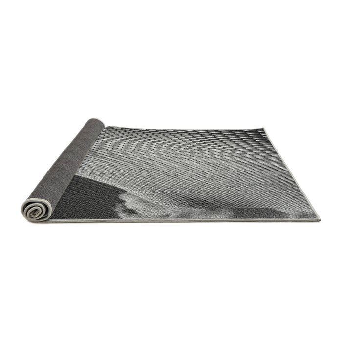 Thickness of Patterned Cloud Gray Rug, pat3651gry