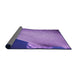 Thickness of Patterned Amethyst Purple Rug, pat3651pur