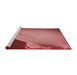 Sideview of Machine Washable Transitional Light Coral Pink Rug, wshpat3651rd