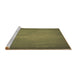 Sideview of Machine Washable Transitional Brown Rug, wshpat366brn