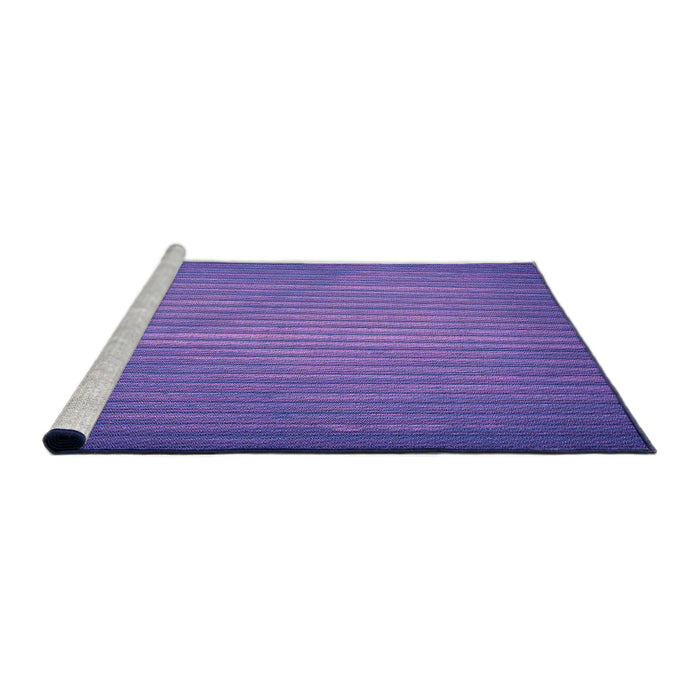 Sideview of Machine Washable Transitional Amethyst Purple Rug, wshpat366pur