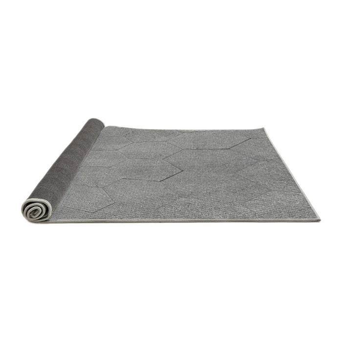 Thickness of Patterned Cloud Gray Rug, pat3664gry