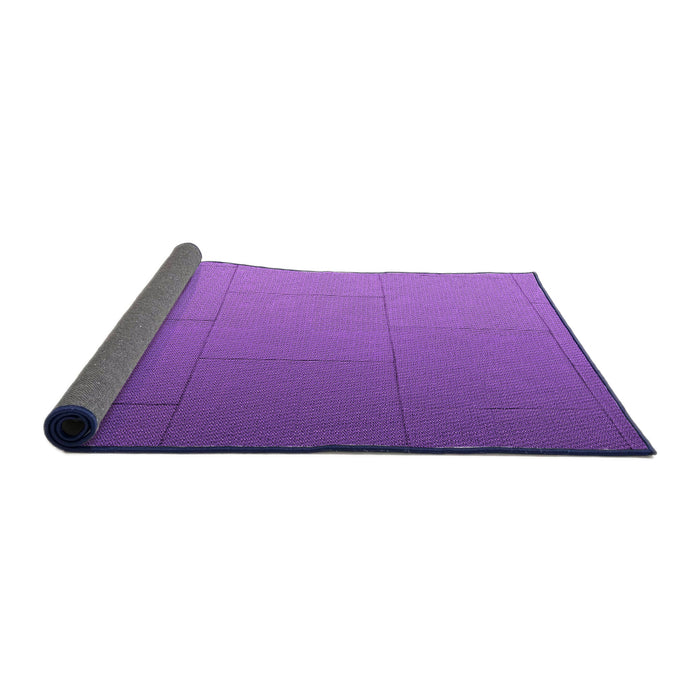 Thickness of Patterned Purple Rug, pat3665pur