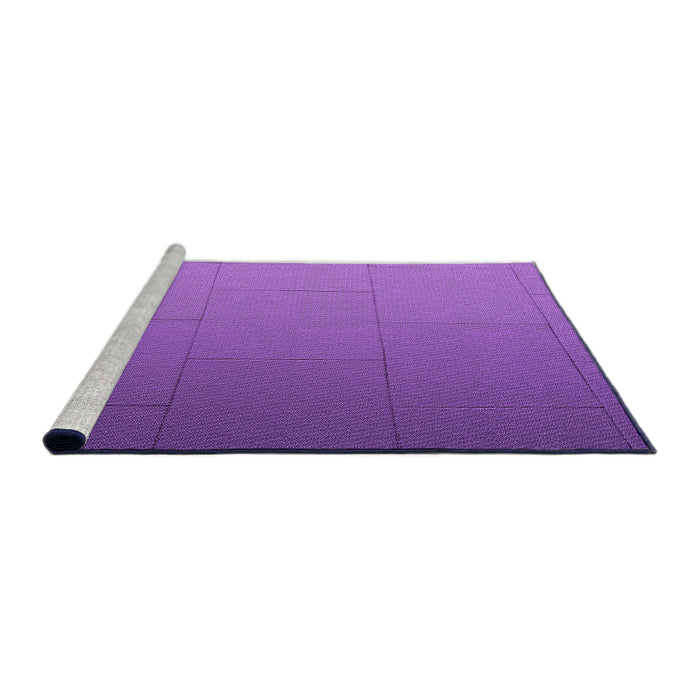 Sideview of Machine Washable Transitional Purple Rug, wshpat3665pur