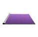 Sideview of Machine Washable Transitional Purple Rug, wshpat3665pur