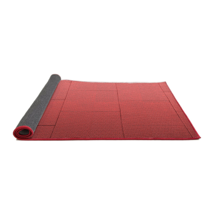 Thickness of Patterned Red Rug, pat3665rd