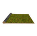 Thickness of Patterned Pistachio Green Rug, pat3676yw