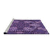 Sideview of Machine Washable Transitional Purple Rug, wshpat3679pur