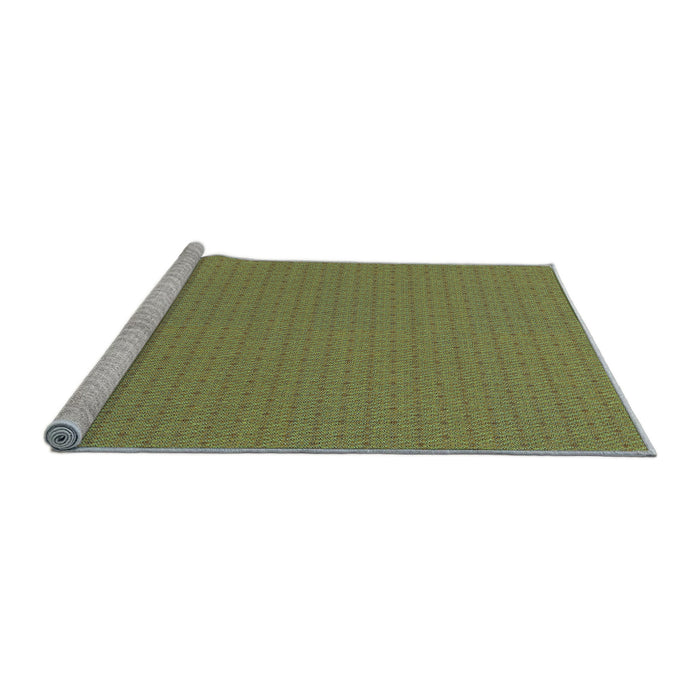 Sideview of Machine Washable Transitional Salad Green Rug, wshpat368lblu