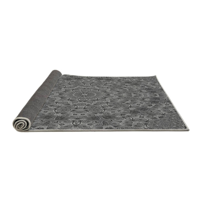 Thickness of Patterned Gray Rug, pat3682gry