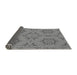 Thickness of Patterned Carbon Gray Rug, pat3685gry