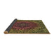 Thickness of Patterned Bakers Brown Rug, pat3686brn