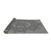 Thickness of Patterned Carbon Gray Rug, pat3687gry