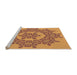 Sideview of Machine Washable Transitional Red Rug, wshpat3687org