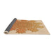 Thickness of Patterned Orange Rug, pat3688org
