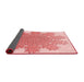Thickness of Patterned Red Rug, pat3688rd