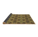 Thickness of Patterned Bakers Brown Rug, pat3691brn
