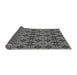 Thickness of Patterned Dark Gray Rug, pat3691gry