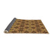 Thickness of Patterned Yellow Rug, pat3691org